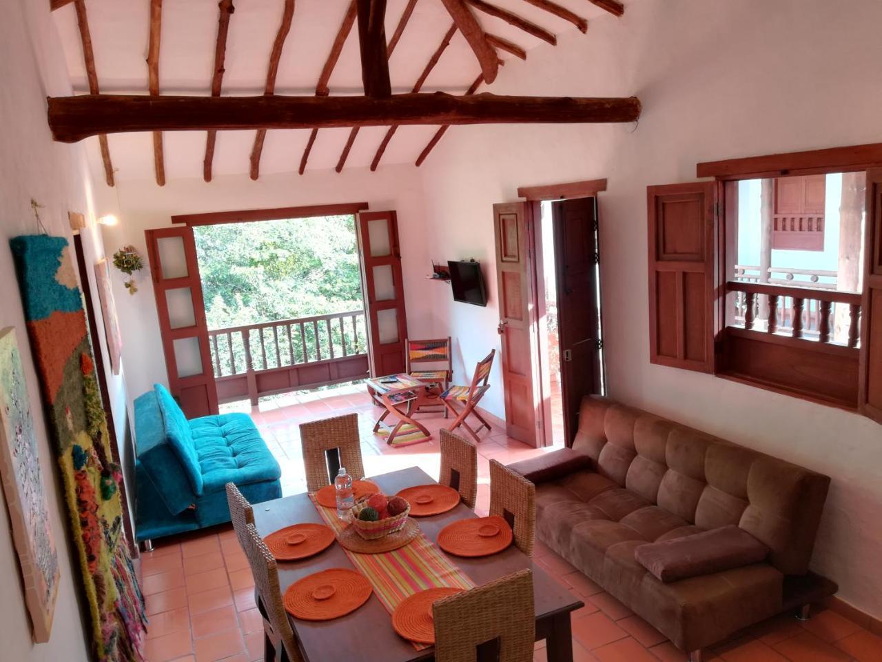 Casona El Retiro Barichara Lägenhet Exteriör bild